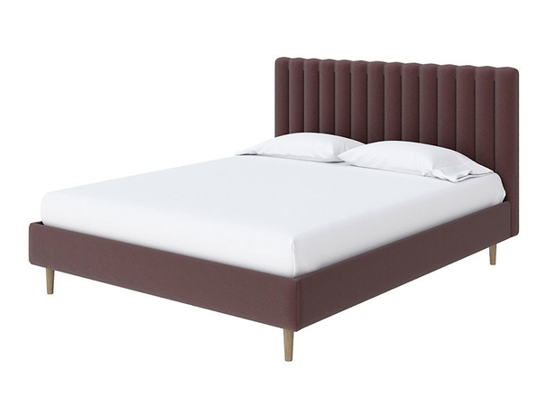 Кровать Madison Lite экокожа коричневый