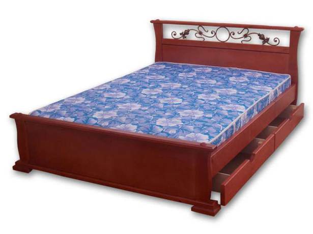 Кровать Велес Олимп (ковка) с ящиками