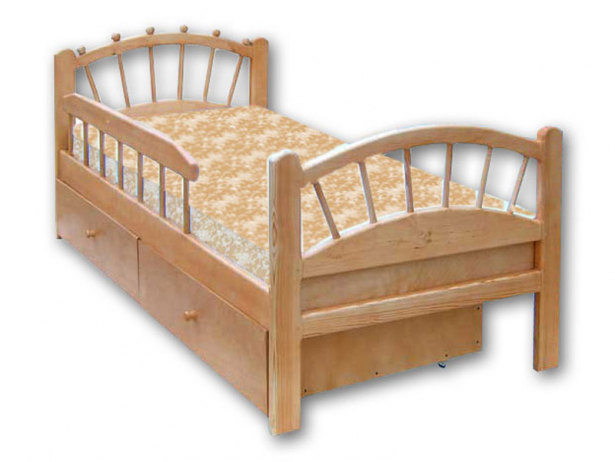 Детская кровать Велес Солнышко с ящиками