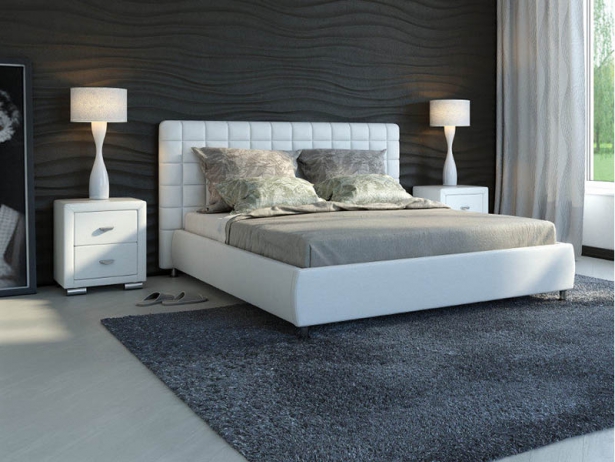 Белая кровать Corso 3