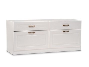 ТВ-тумба Ливерпуль белый / ясень ваниль (арт. 357760) 