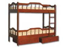 Кровать двухъярусная Велес Джерри с ящиками