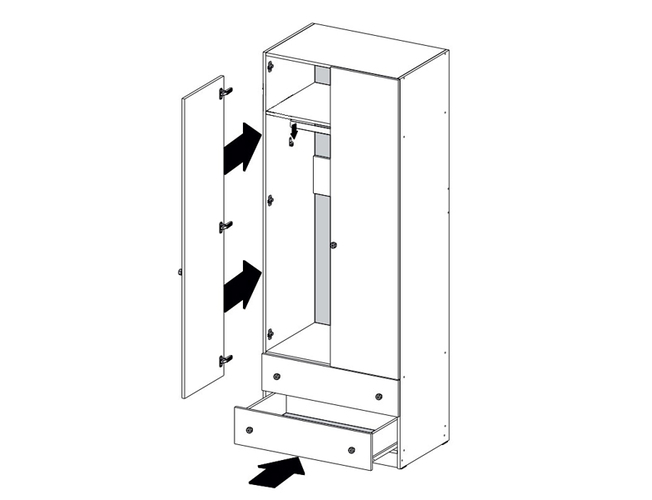 Шкаф Сладкий Соня (котята)