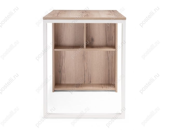 Письменный стол Битти Лофт 116 дуб делано светлый/белый матовый (Арт. 495412)