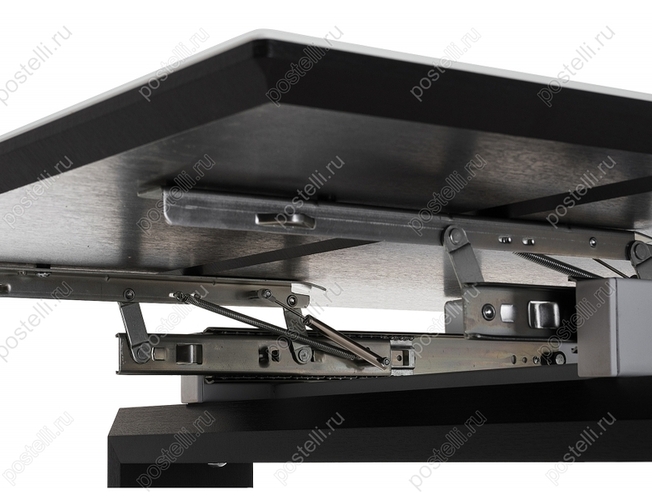 Стеклянный стол Давос венге/белый (Арт 462082)