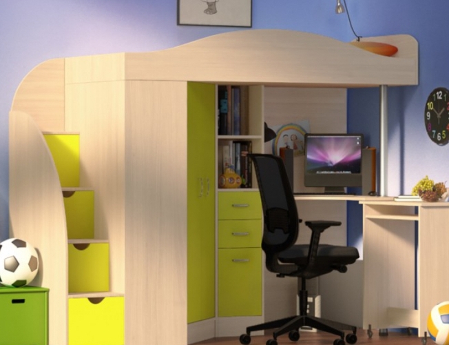 Кровать-чердак Ярофф Москва