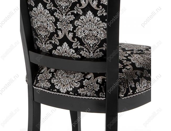 Стул Клето патина серебро/черный (Арт.309305)