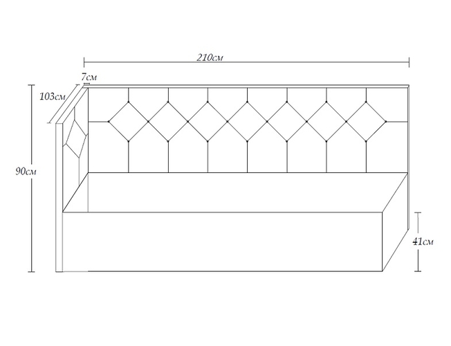 Диван-кровать Бриони