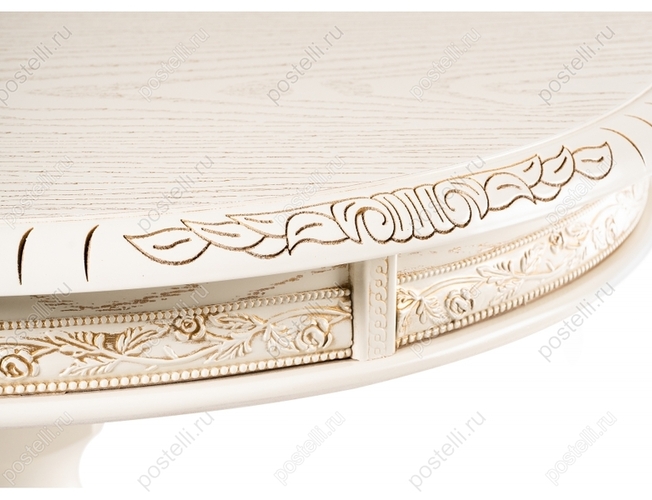 Журнальный столик Бернард крем с золотой патиной (Арт. 450831)