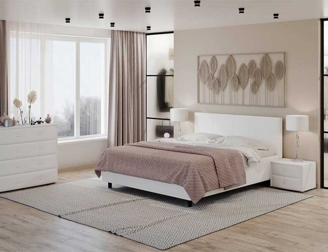 Кровать Como (Veda) 3 кожа