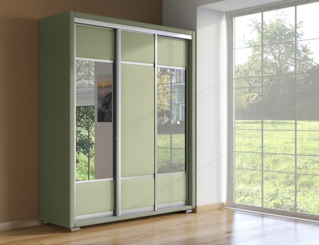 Шкаф-купе 3-х дверный Orma Soft 2 зеркала