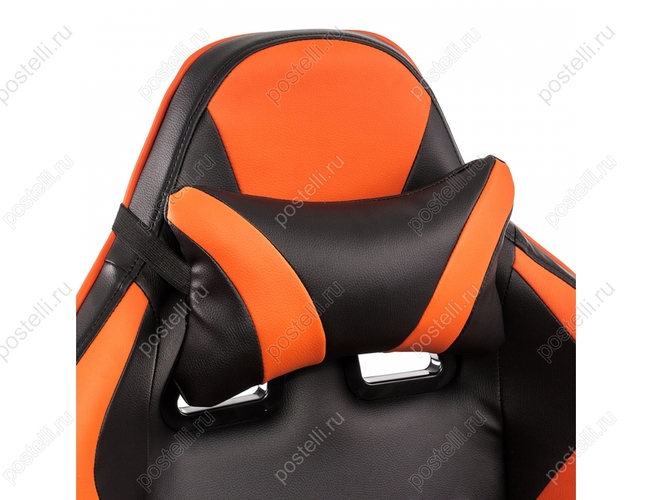 Игровое кресло Racer черное/оранжевое (Арт. 1855)