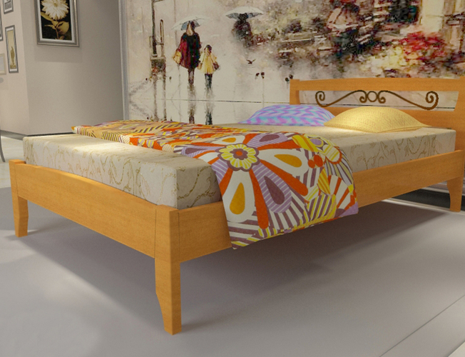 Кровать Велес Полонез-3 (1 спинка) ковка