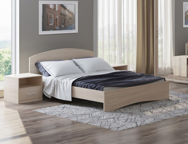 Кровать Этюд Дуб Шамони