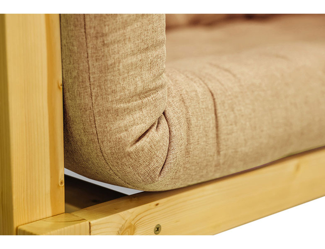 Кушетка Амбер Андерсон, сосна, рогожка Китон