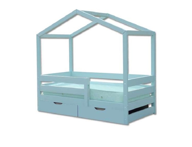 Детская кровать Велес Домик №4 с ящиками