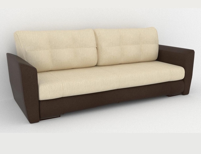 Диван Комфорт-Евро Компакт Idea  Cometa Dark Brown / Саванна милк