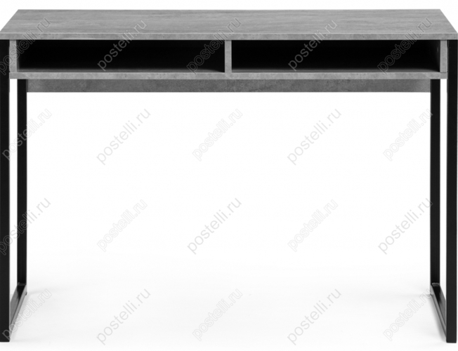 Письменный стол Леон Лофт бетон/матовый черный (Арт. 489682)