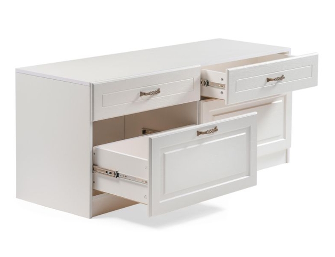 ТВ-тумба Ливерпуль белый / ясень ваниль (арт. 357760) 