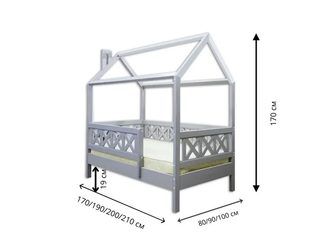 Детская кровать-домик Велес Прованс