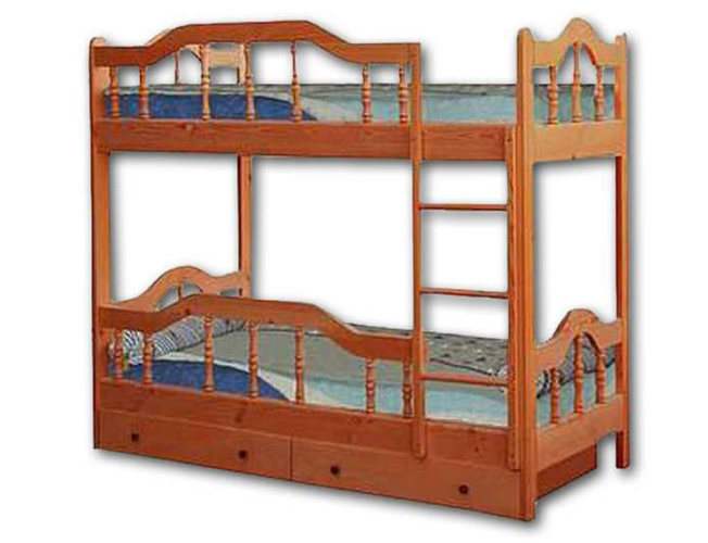 Кровать двухъярусная Велес Диана-3 с ящиками