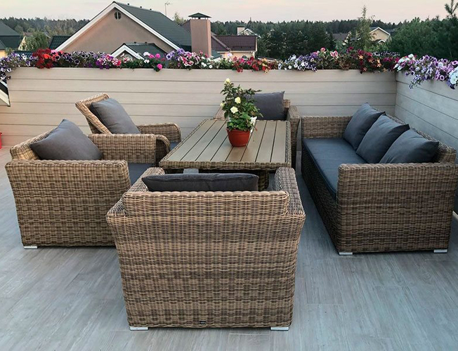 Диван 3хместный 4SIS Капучино соломенный