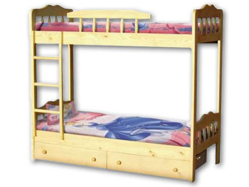 Кровать двухъярусная Велес Милена с ящиками