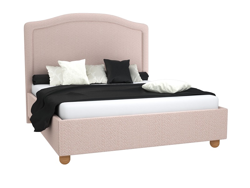 Кровать Оливия Aretto с ящиком и ПМ розовая
