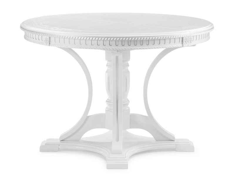 Деревянный стол Нозеан белый/серебро (Арт.500339)