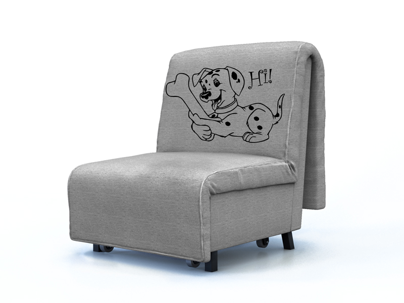Кресло-кровать Новелти Далматинец с костью Симпл 005. 