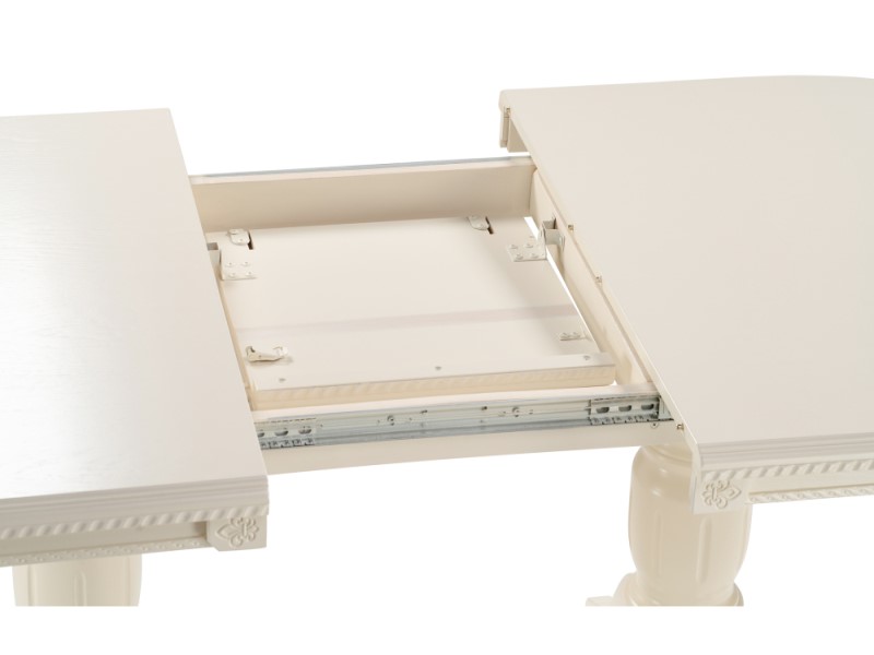 Деревянный стол Эвклаз белый (Арт.500351)