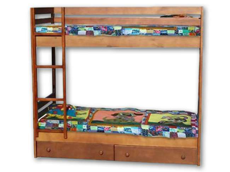 Кровать двухъярусная Велес Саша с ящиками