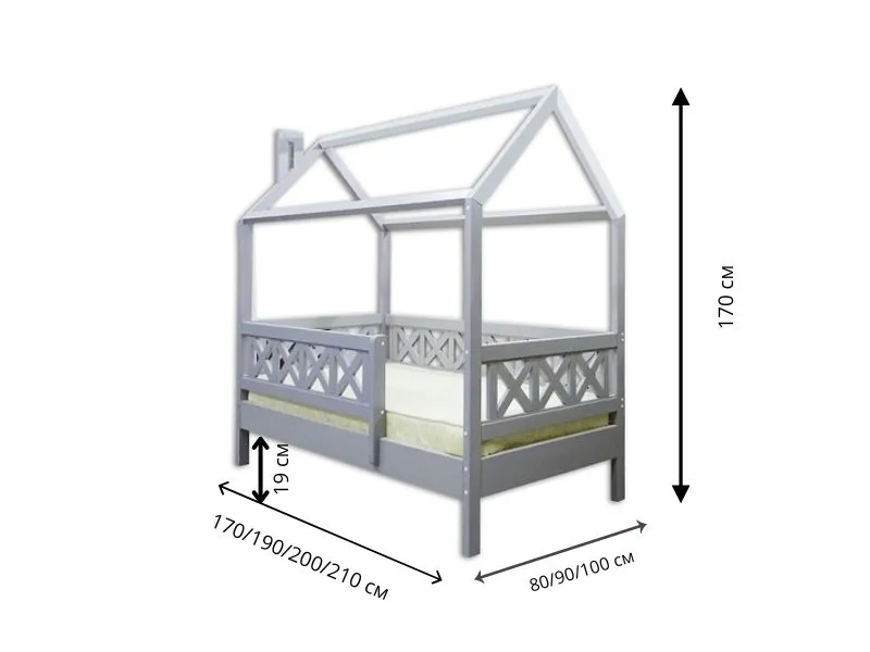 Детская кровать-домик Велес Прованс