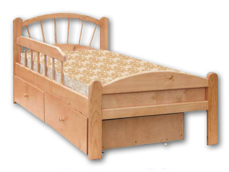 Детская кровать Велес Радуга с ящиками